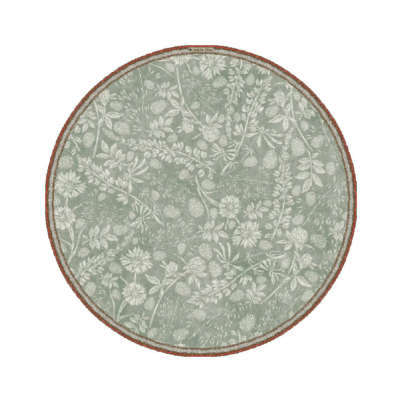 Beija Flor ベイジャフロール ランチョンマット プレイスマット Botanic camellia Round Placemat　ランチョンマット 【国内在庫柄】