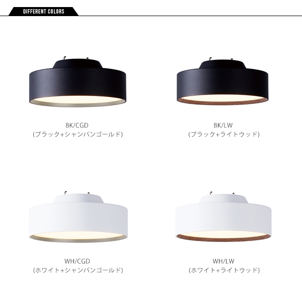 日本代理店正規品 ARTWORKSTUDIO Glow mini LED-ceiling lamp BK/CGD