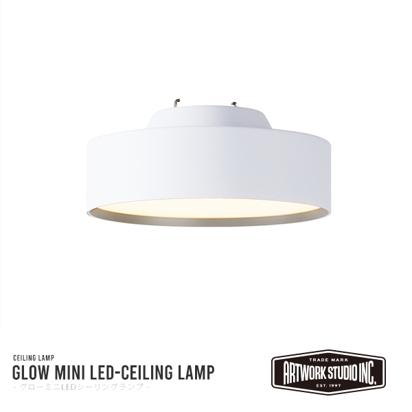 ARTWORKSTUDIO Glow mini LED ceiling lamp ホワイト+シャンパン